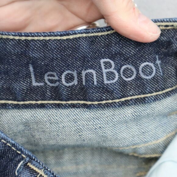 Calvin Klein Jeans Womens 6 Blue Denim Flat Front Pockets Lean Boot Pants - Picture 16 of 16